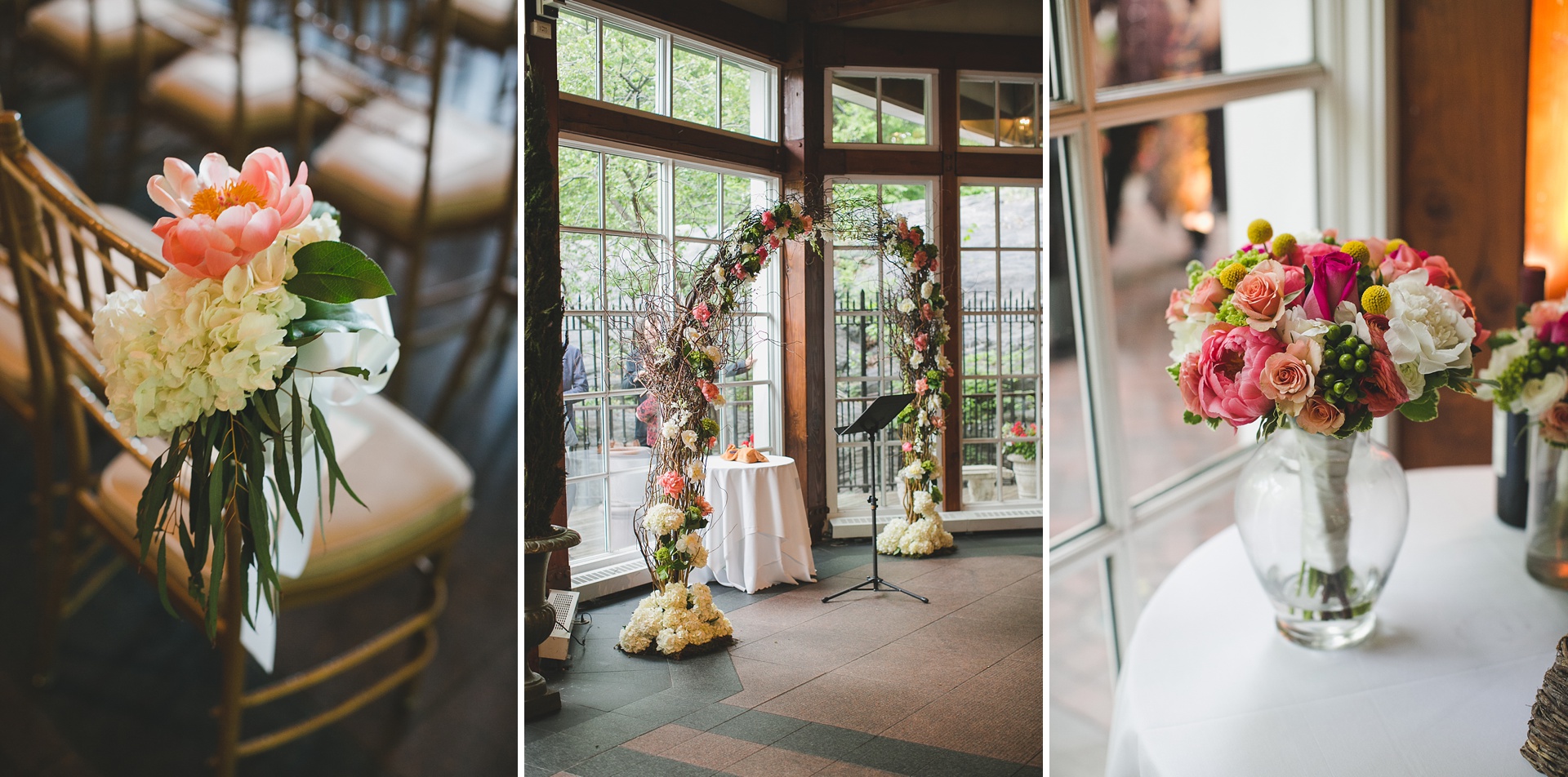 a central park wedding at the Central Park Loeb Boathouse