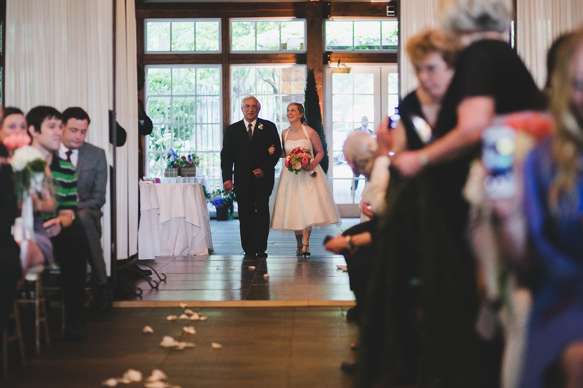 a central park wedding at the Central Park Loeb Boathouse