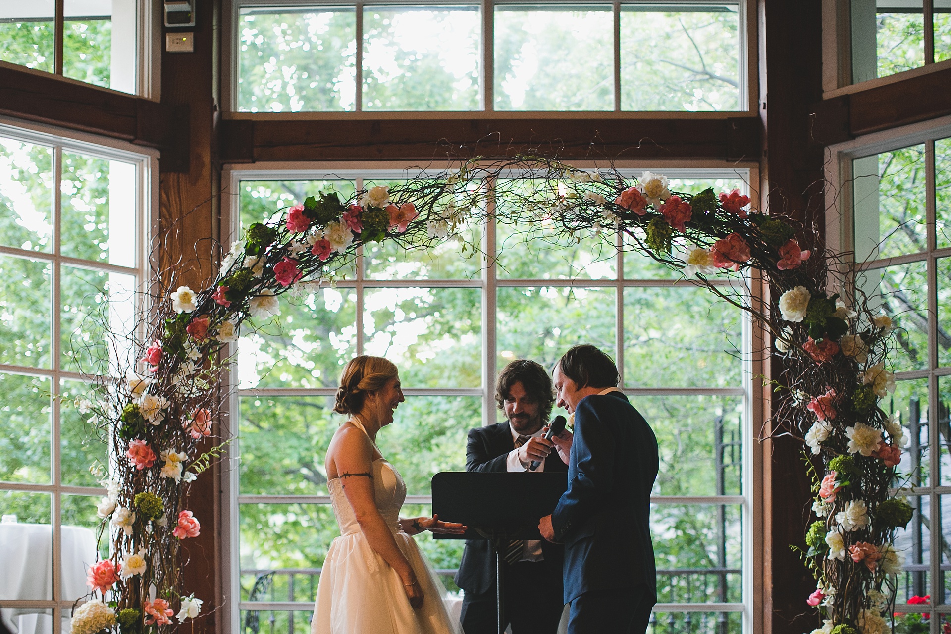 a central park wedding at the Central Park Loeb Boathouse