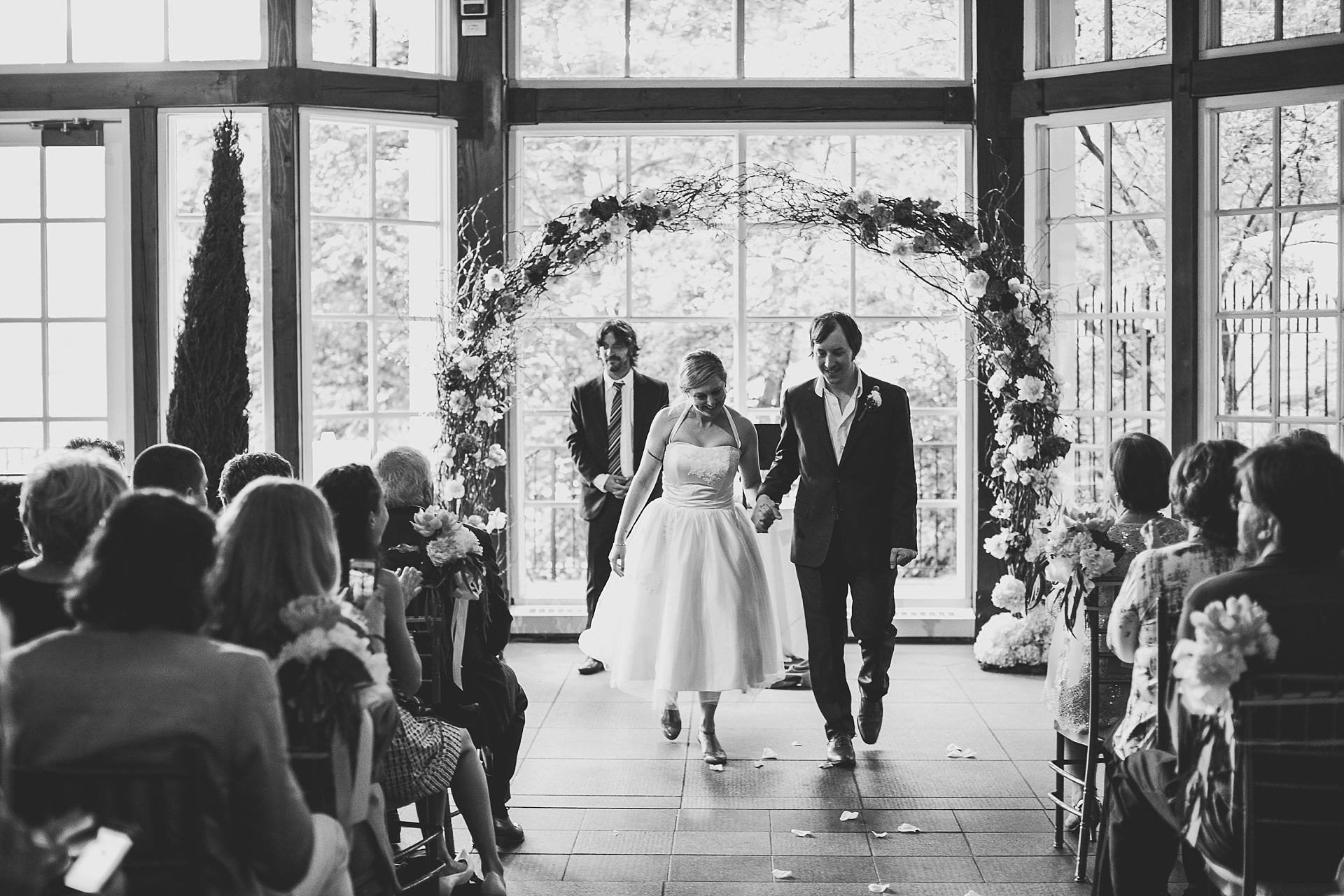 a central park wedding at the Central Park Loeb Boathouse