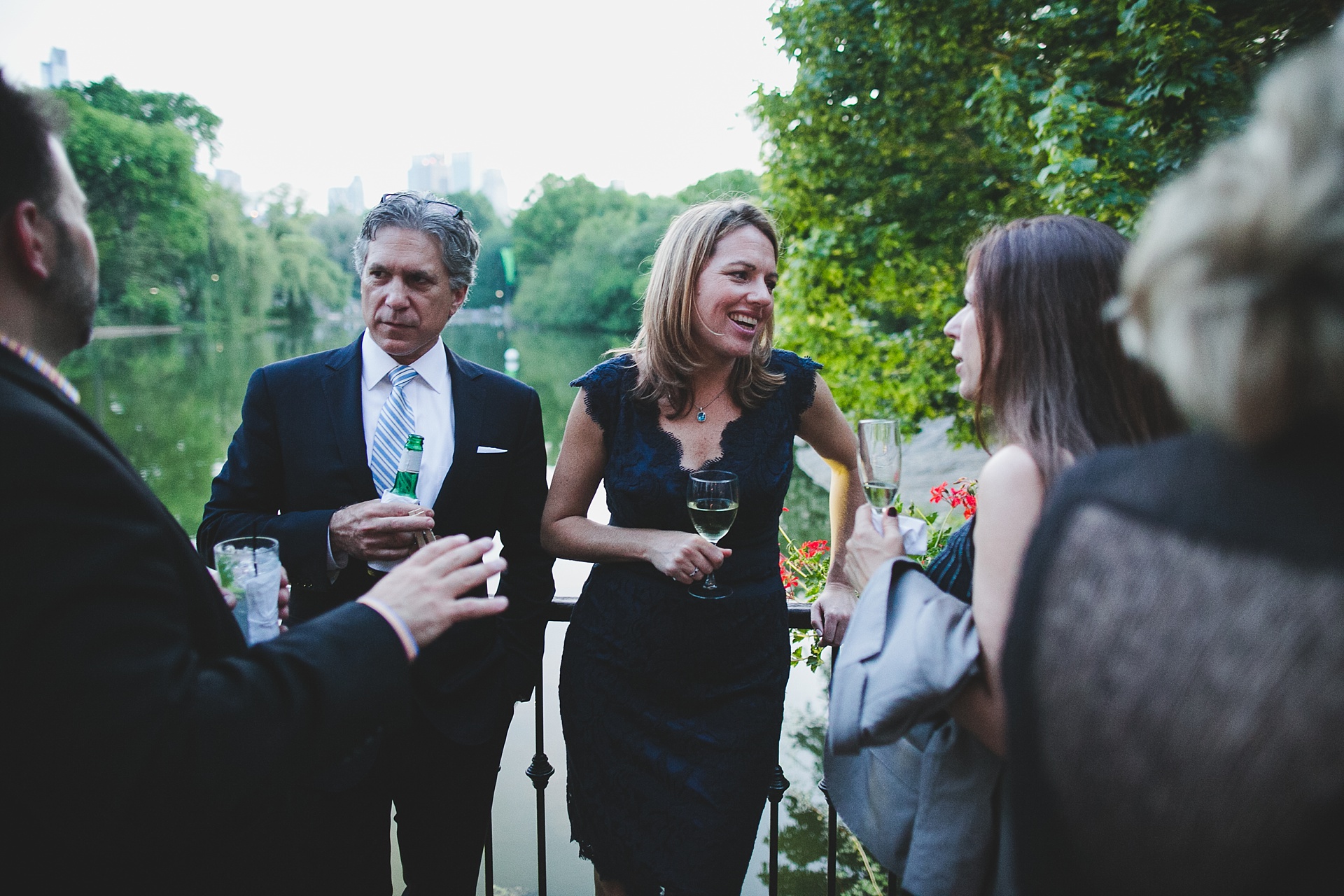 a central park wedding at the Central Park Loeb Boathouse