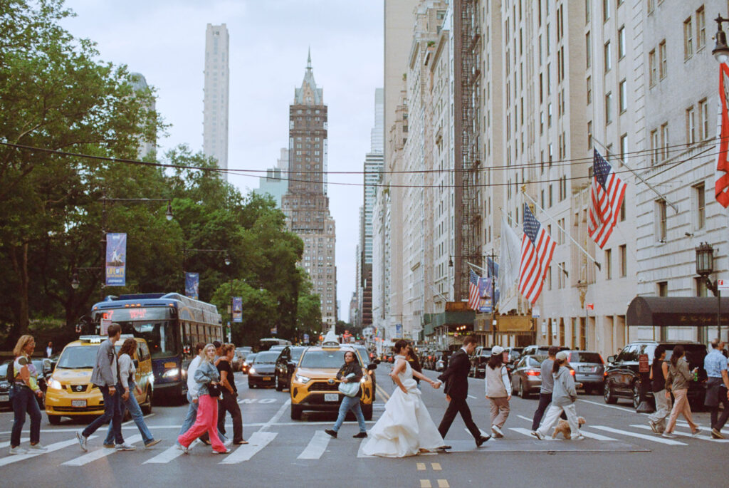 NYC film wedding photographer